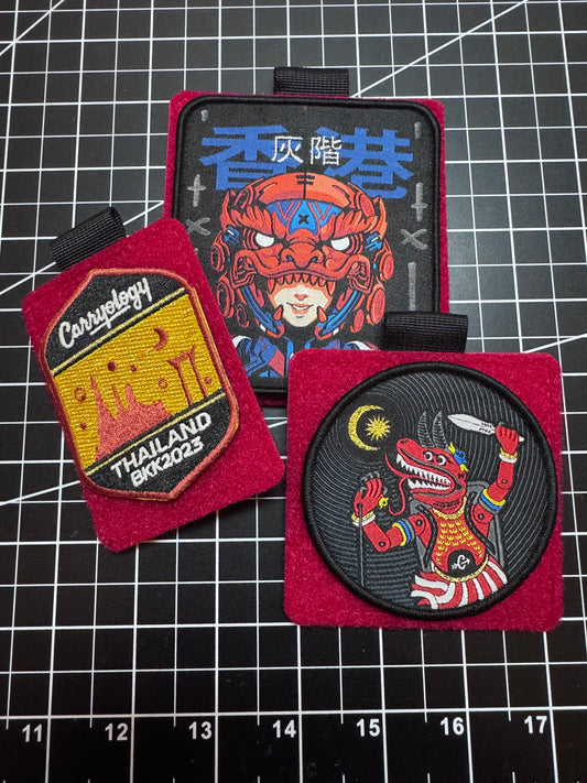 *Special Run* LUCKY RED Patch Tags