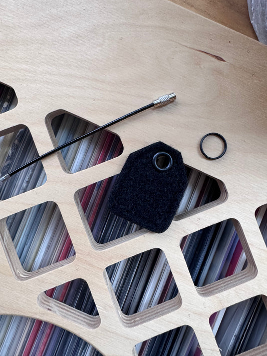 Micro Grommet Patch Tag with Key Cable
