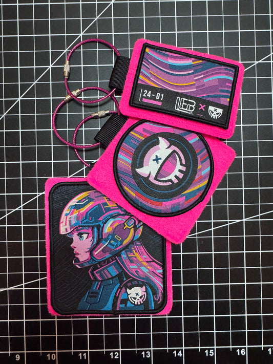 *Special Run* HOT PINK Patch tags
