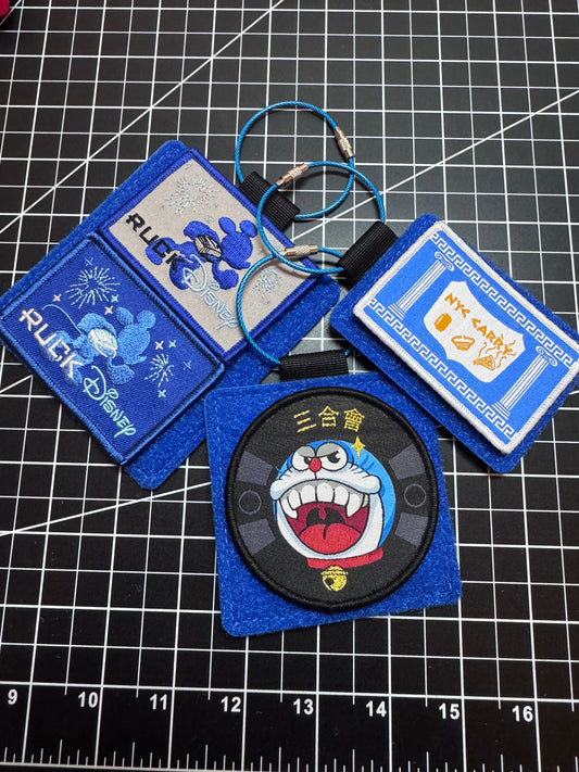 *Special Run* ROYAL BLUE Patch Tags